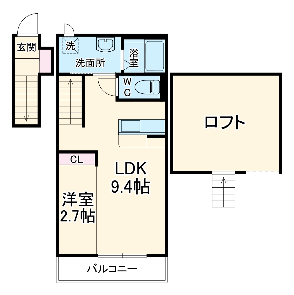 tj residence TOKOROZAWAの間取り