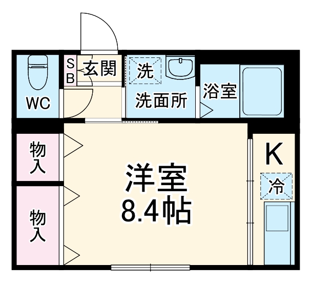 シャーメゾンJSの間取り