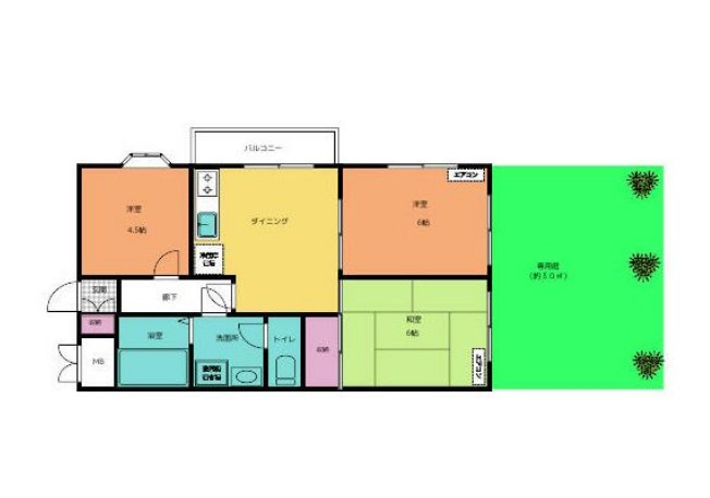 光シャンブル鴨居の間取り