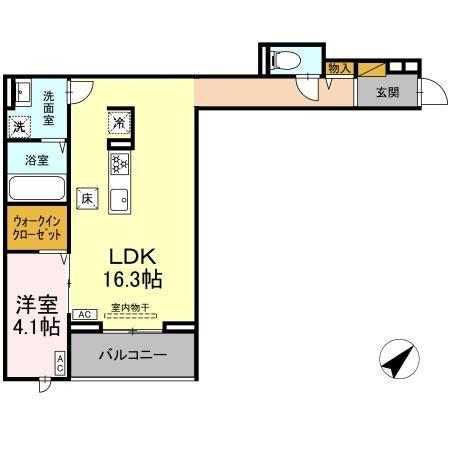 CLASSEUM都賀の間取り