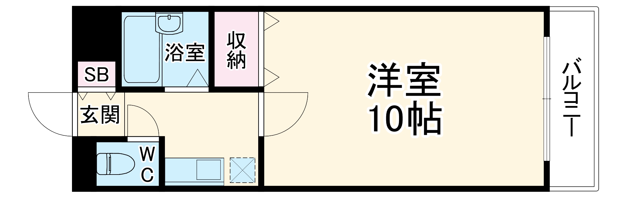 淡路駅前ビルの間取り