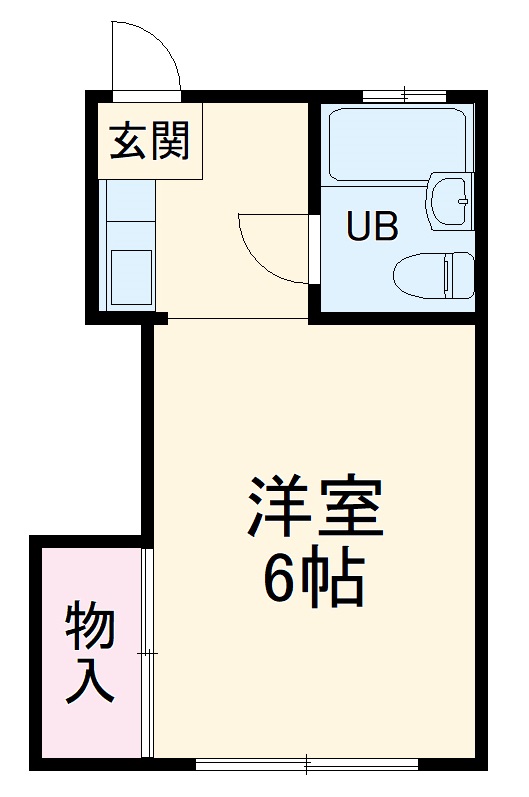 コーポ早川の間取り