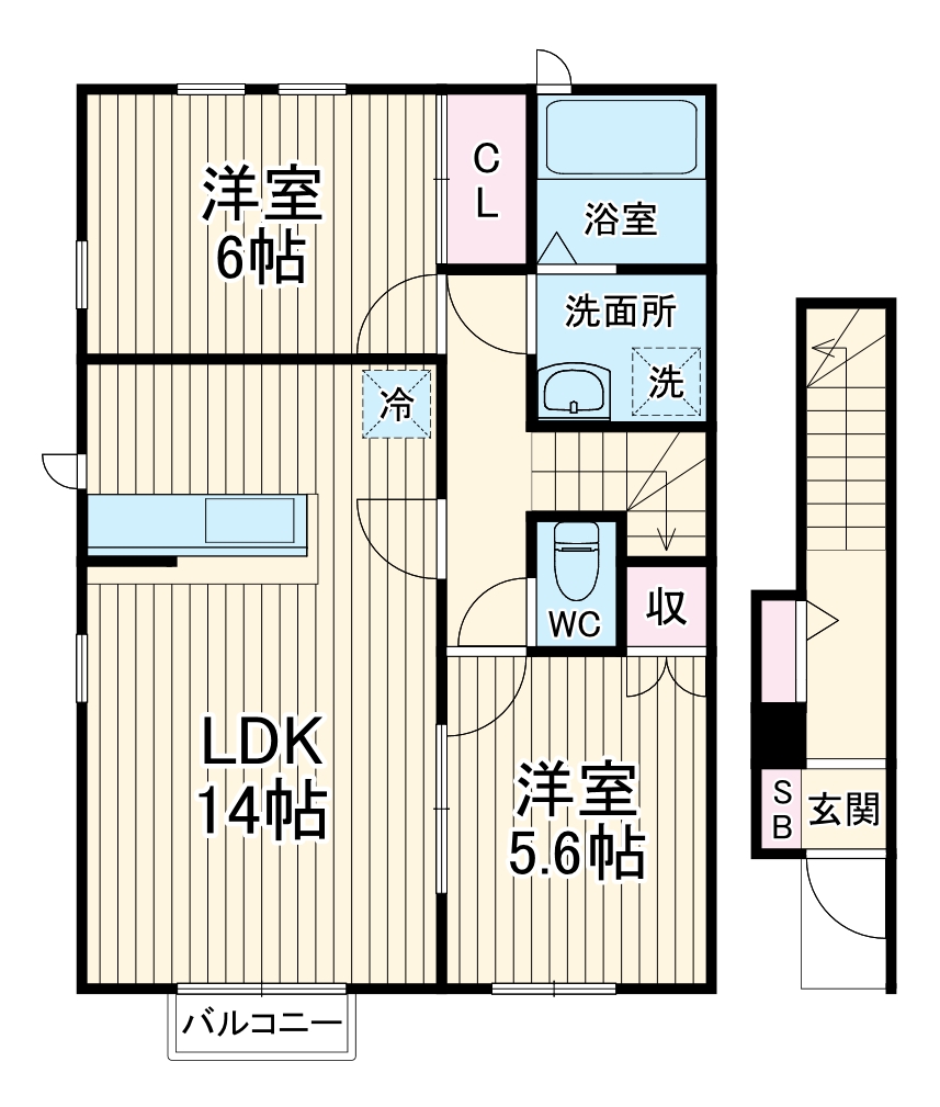 グリーンフォレストの間取り