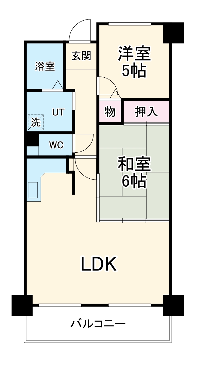 パルティール南ヶ丘の間取り