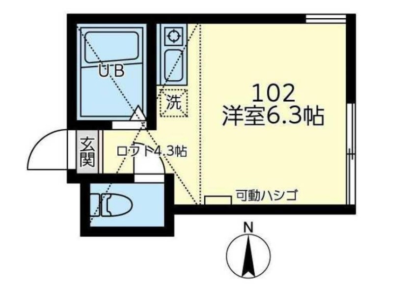 ユナイト大島AD・オリベッティの間取り