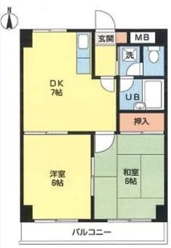 第2パークメゾンの間取り
