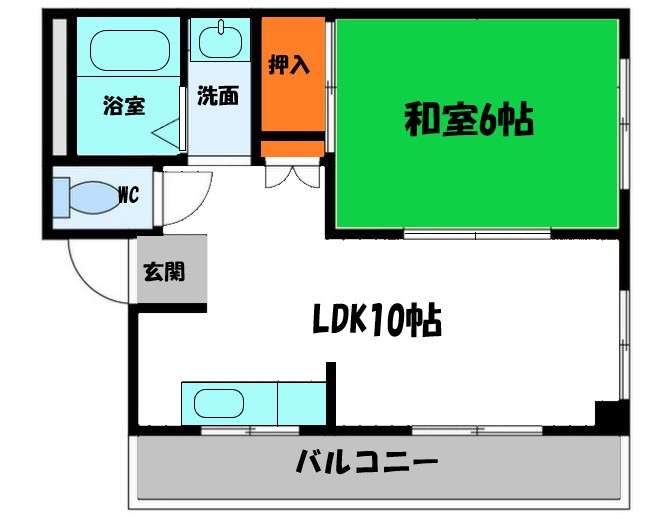 第2ハイツタカヒロの間取り