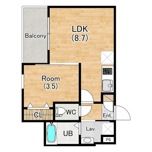 (仮称)ジーメゾン姫島アウラの間取り