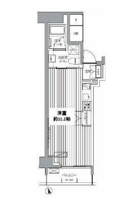 コスモリード川崎の間取り