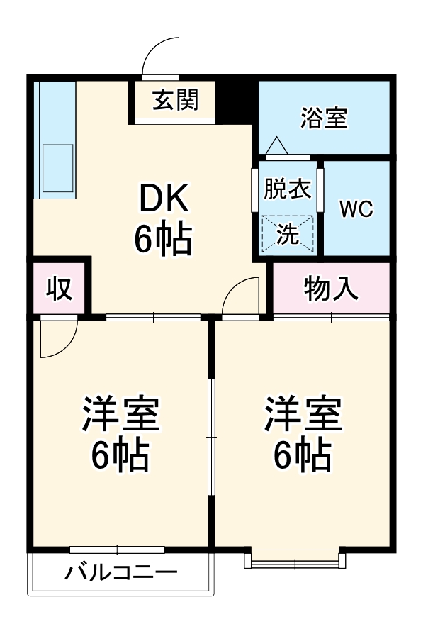 エルディム新栄の間取り