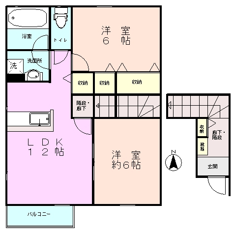 スプリングフェリスの間取り