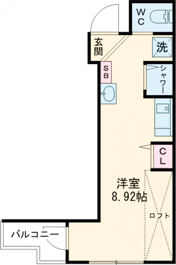 ラ・プロバンスドゥ五反野壱番館の間取り