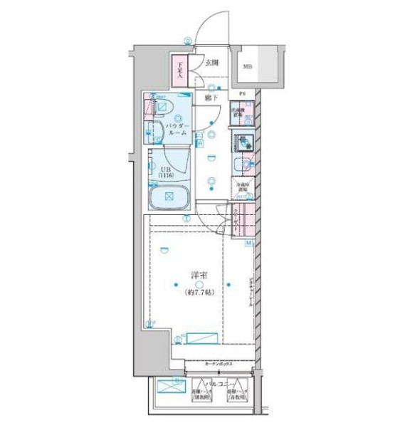 ジェノヴィア川崎Ⅶの間取り