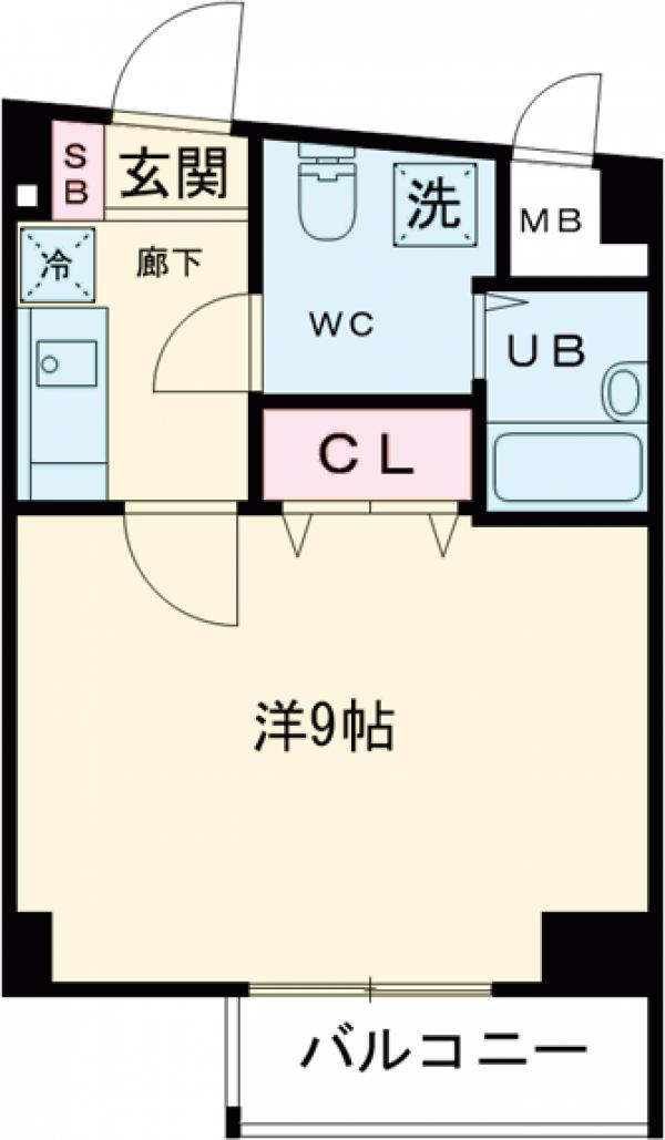 シンシティ上北沢ジーベックの間取り