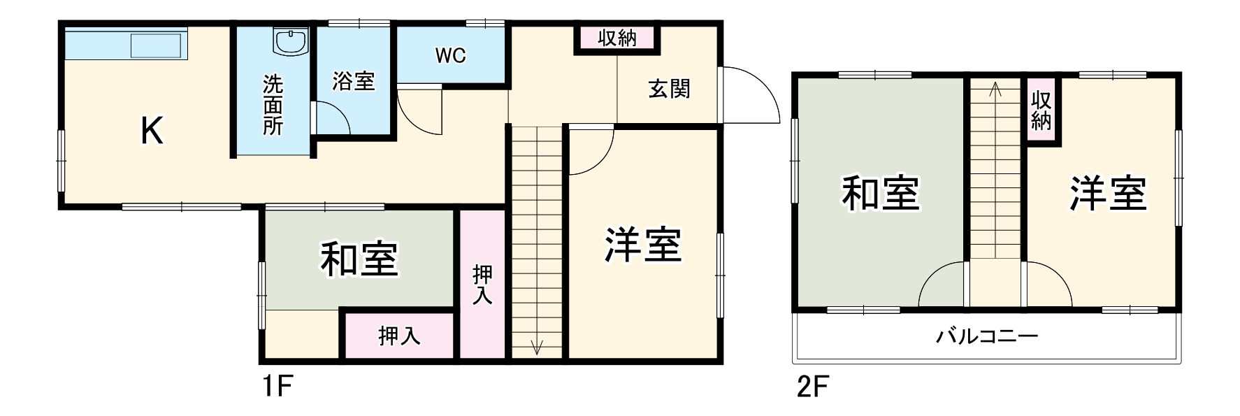 愛西市森川町戸建て の間取り
