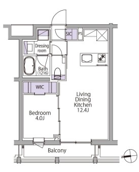 イプセ白金台の間取り