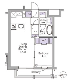 イプセ白金台の間取り