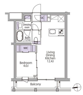 イプセ白金台の間取り