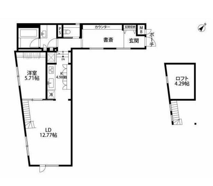 デコール代官山の間取り