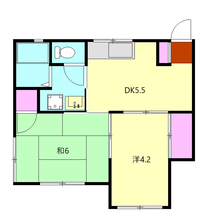 大木ハイツの間取り