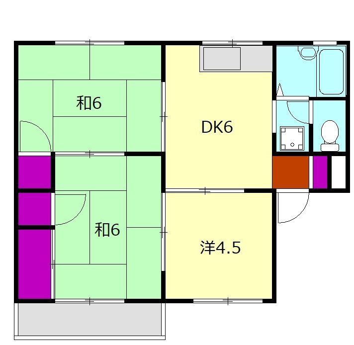 サンハイツの間取り