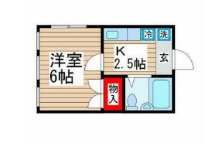 コーポドルフィンの間取り