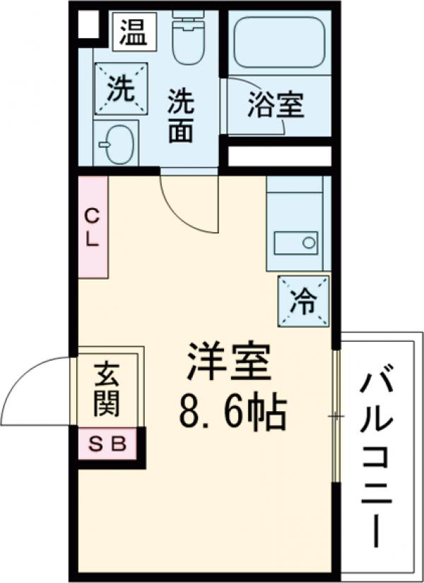 メゾンハイウエイ五反野の間取り