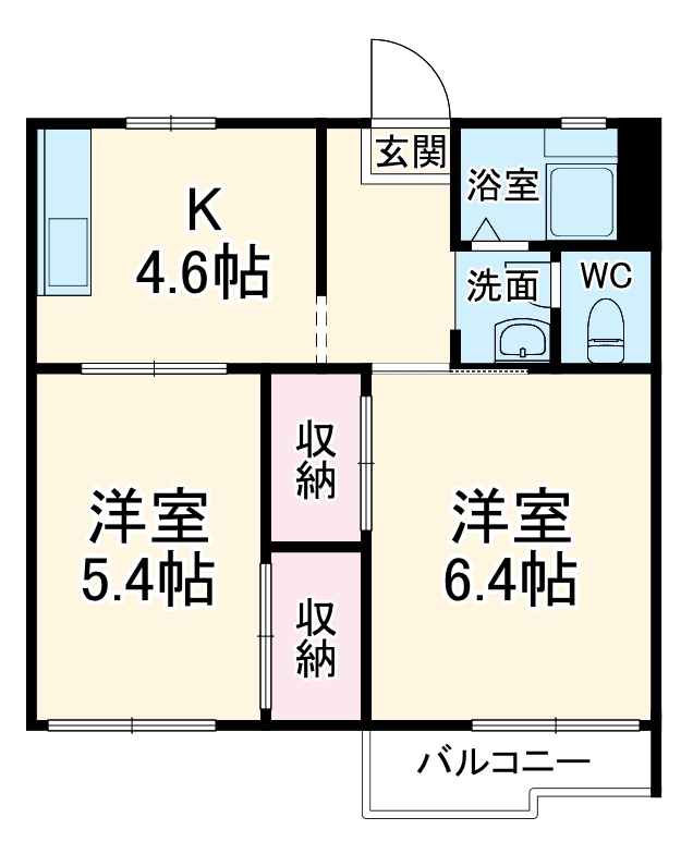 サンコーハイツの間取り