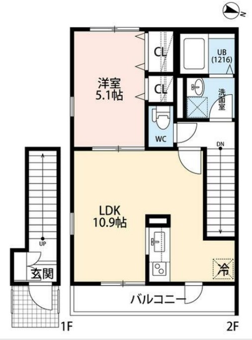 アムール千歳台Ⅰの間取り