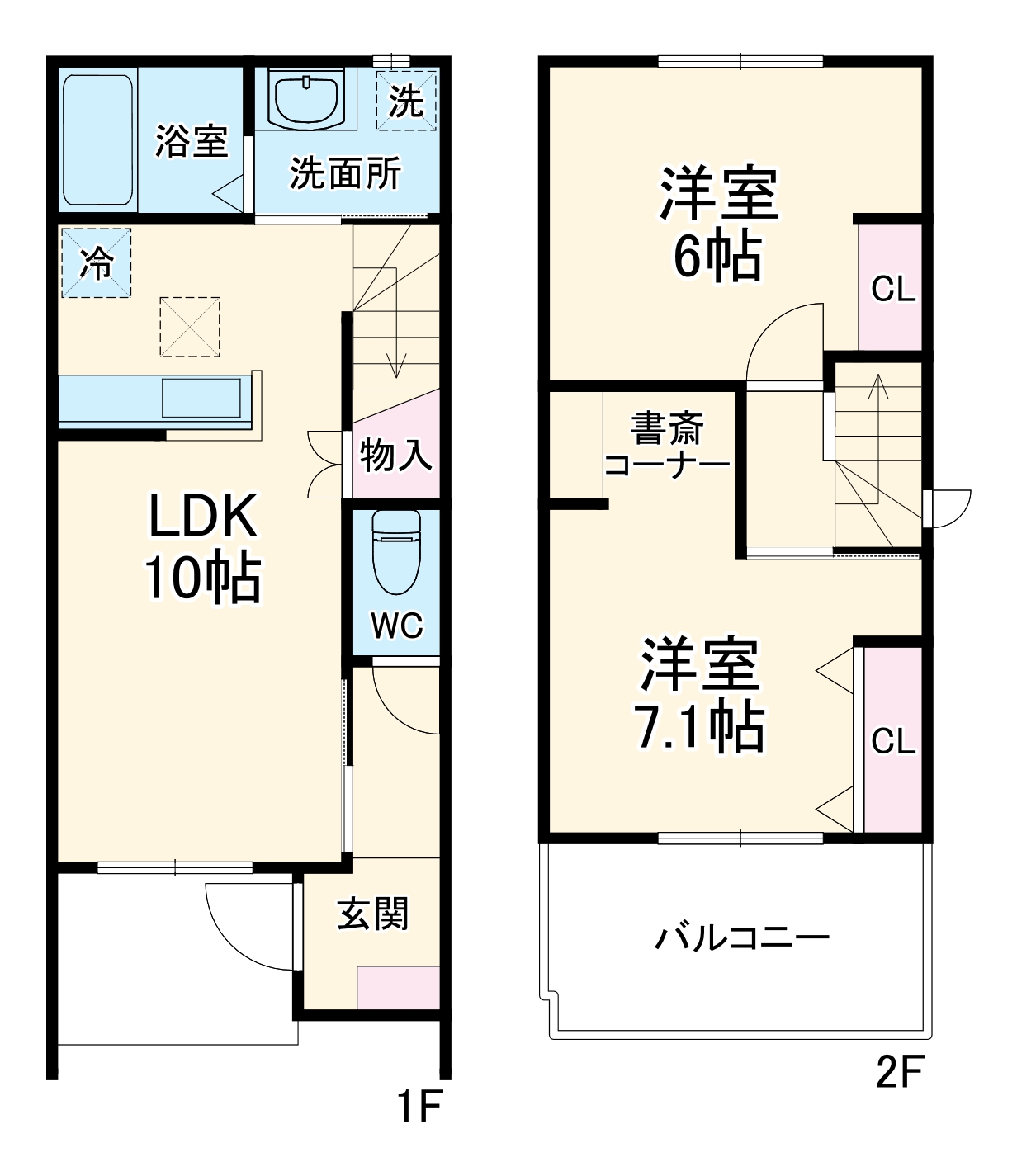 Doux maison相生町の間取り