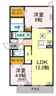 セレスティア新宿の間取り
