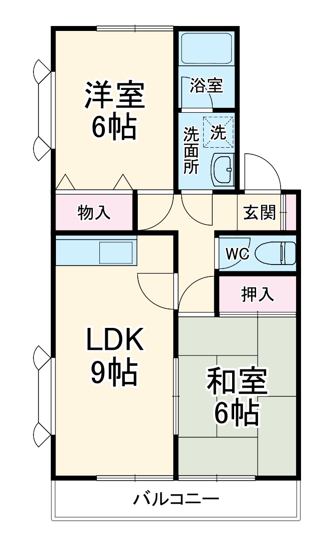 ロイヤル宮前B棟の間取り