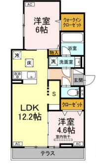 セレスティア新宿の間取り
