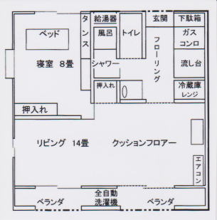 萩原ハイツの間取り