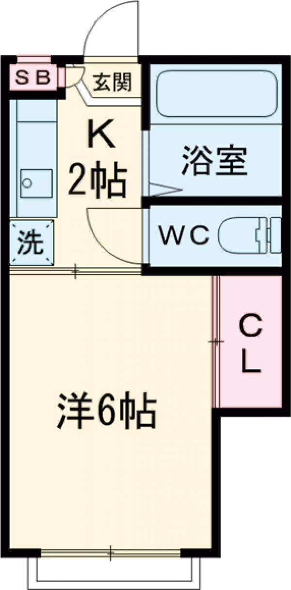 コーポエイトの間取り
