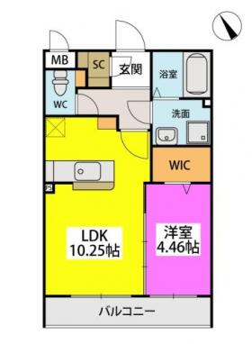 ルタン リッシュの間取り