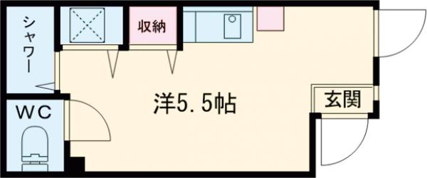 ハーモニーテラス八幡山Ⅱの間取り