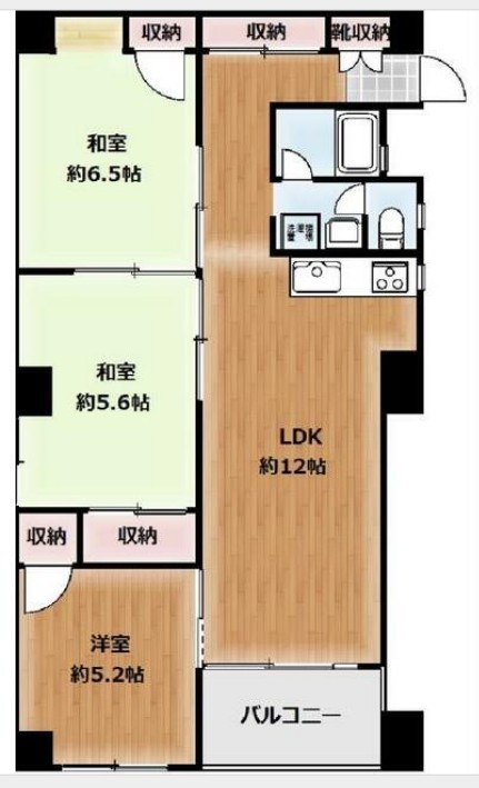 ワラビスカイハイツの間取り