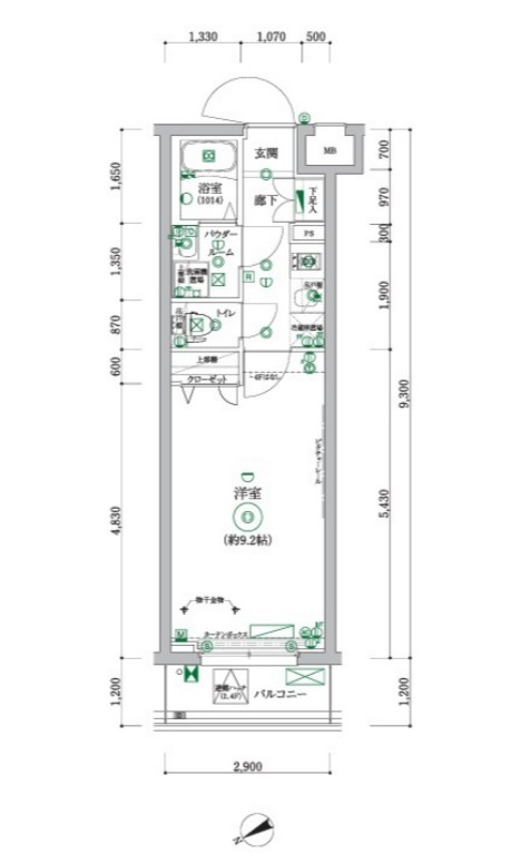 RELUXIA板橋三園の間取り