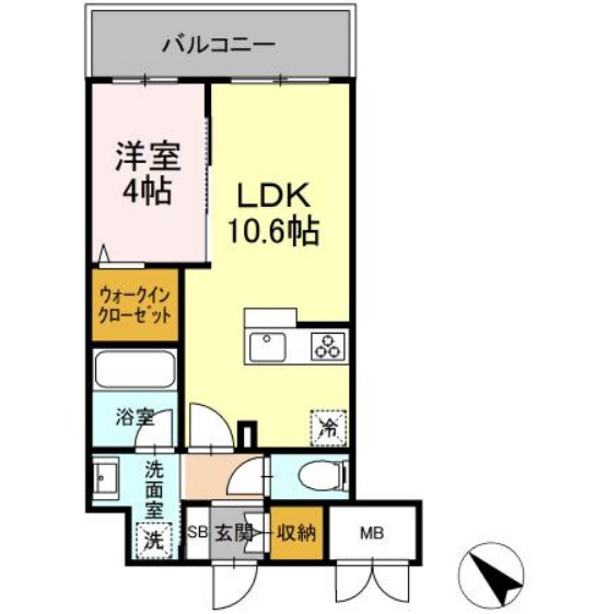 ゲートレジデンス鶴見の間取り