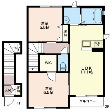 リーベクラールの間取り