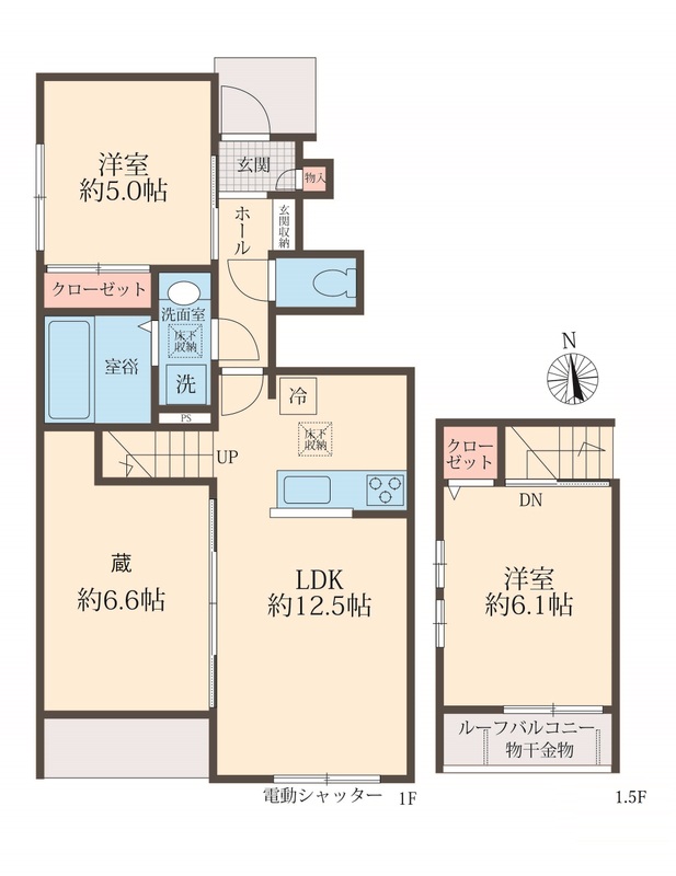 COLORS WING-Aの間取り
