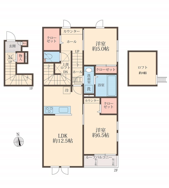 COLORS WING-Aの間取り