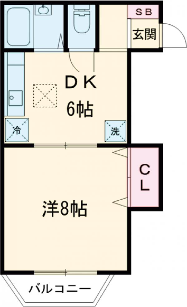 コーポ寿の間取り