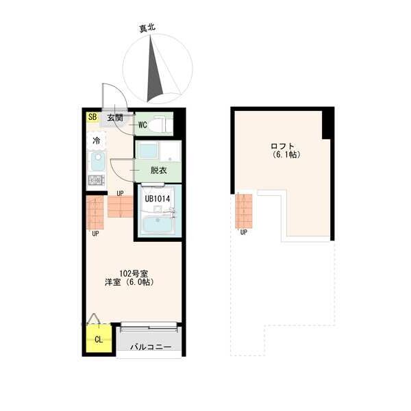 VAN SOREIL野並の間取り