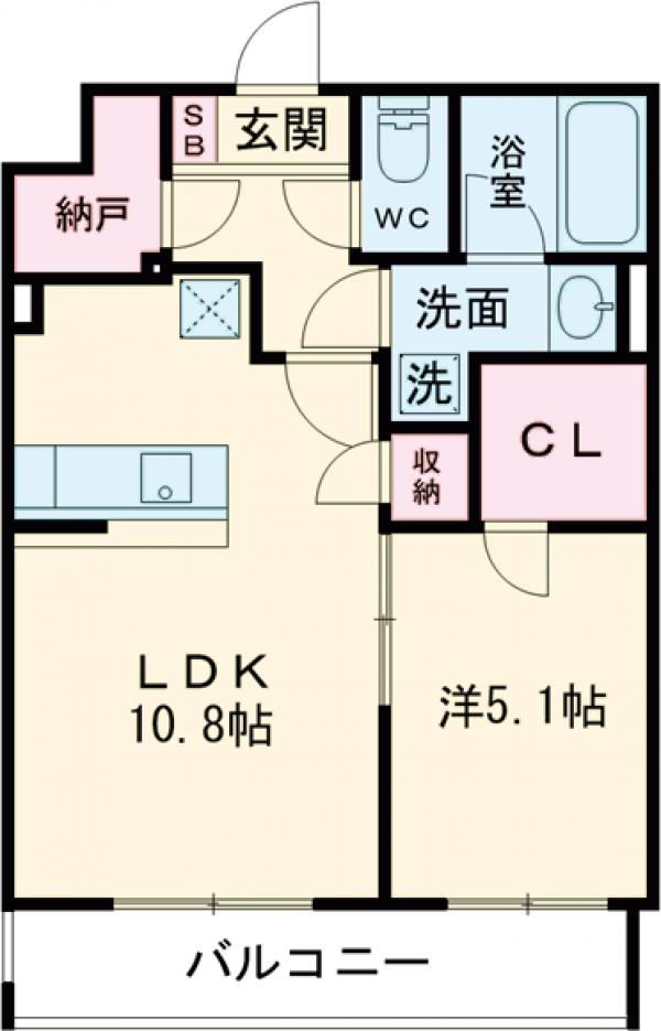 レゴリス成城Ⅱの間取り