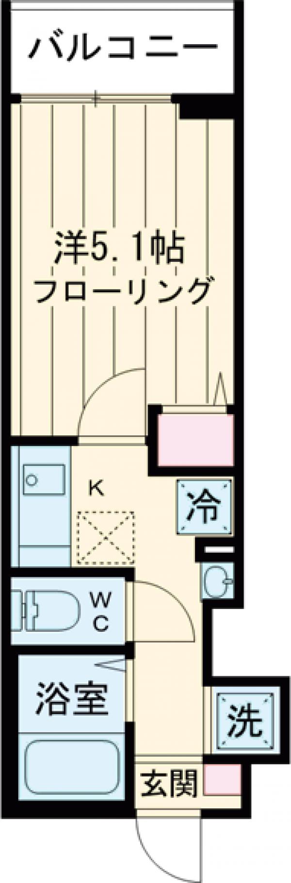 グランクオール西調布の間取り