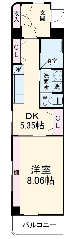 パーラムKYの間取り