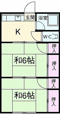 コーポ若葉の間取り