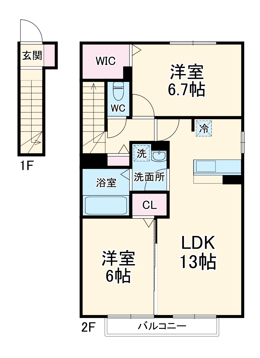 ホープM Ⅴの間取り